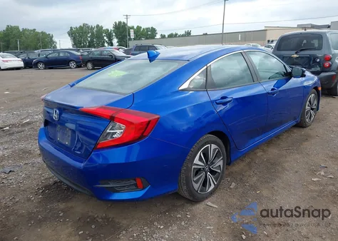 2016 Honda Civic Ex из США, поврежденный, VIN 19XFC1F38GE219640